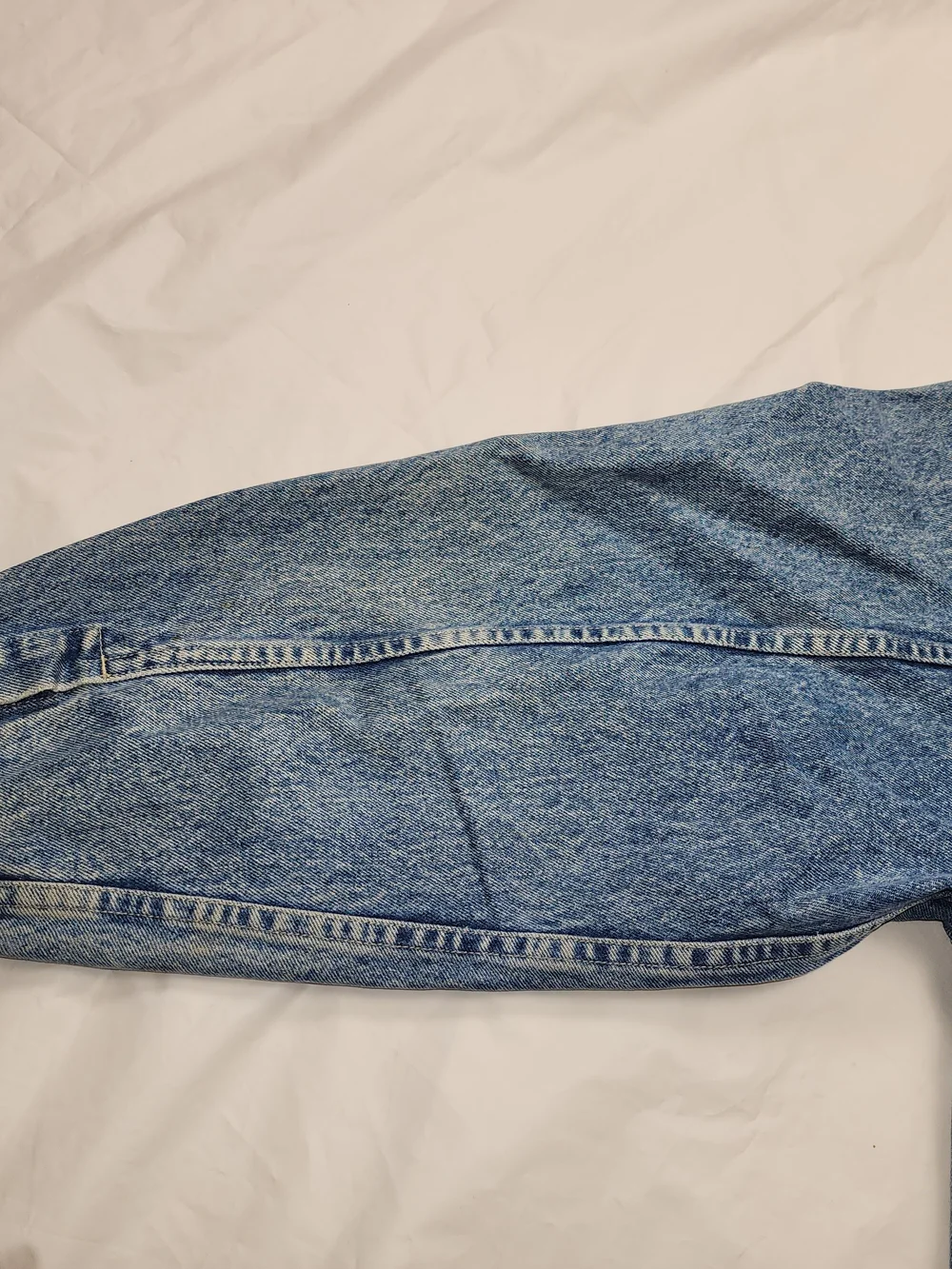 VTG BANANA REPUBLIC Men's Acid- Wash Denim Trucker Jacket Size Large